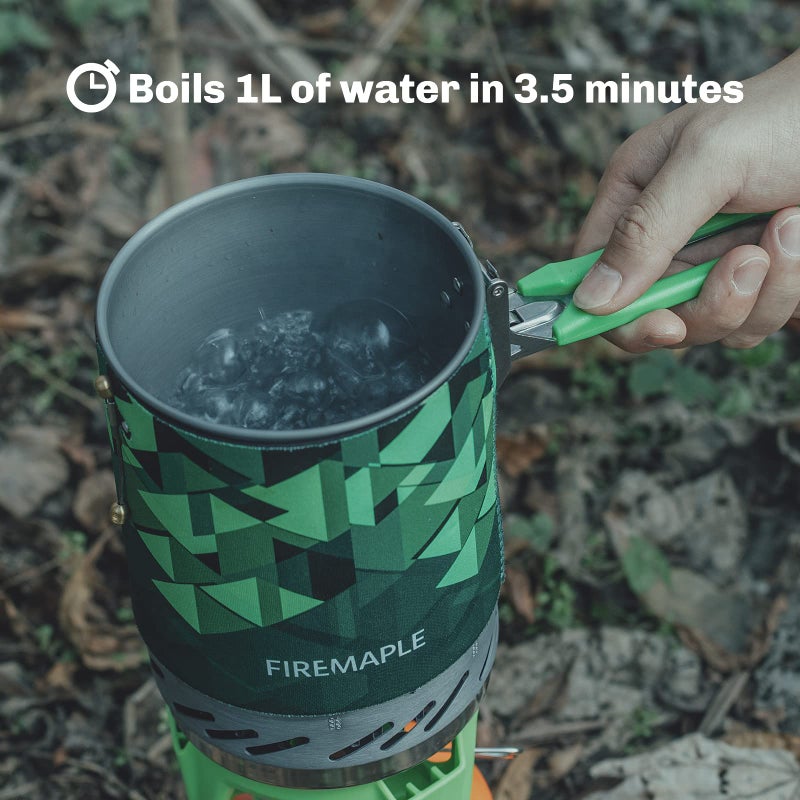 Fire-Maple Fixed Star 2 Backpacking and Camping Stove System - Outdoor Propane Camp Cooking Gear, Portable Pot/Jet Burner Set, Ideal for Hiking, Trekking, Fishing, Hunting Trips and Emergency Use - Image 5